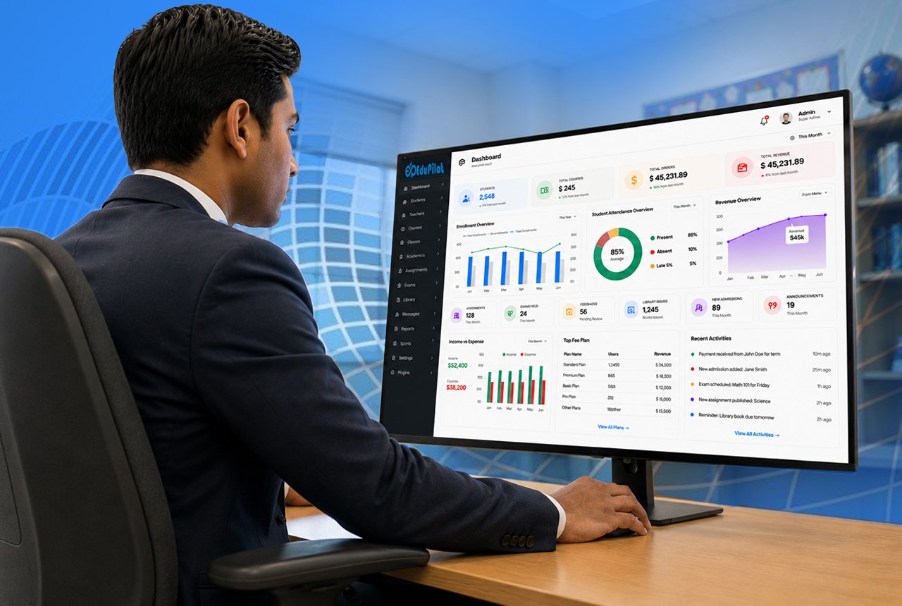 EduPilot dashboard overview